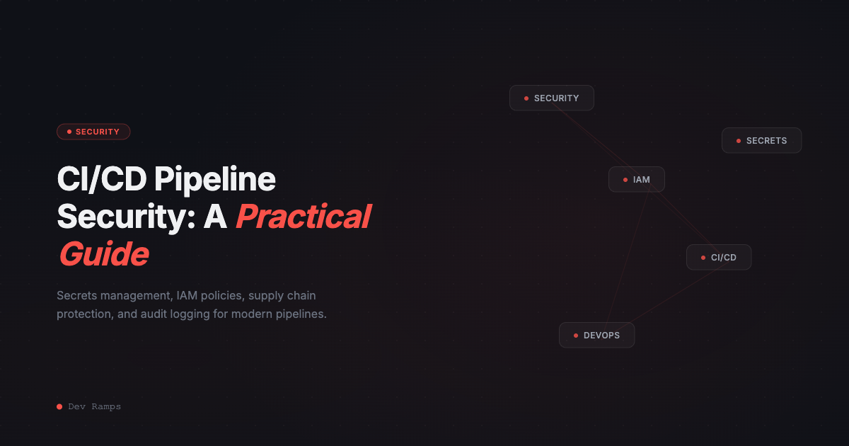 CI/CD Pipeline Security: A Practical Guide